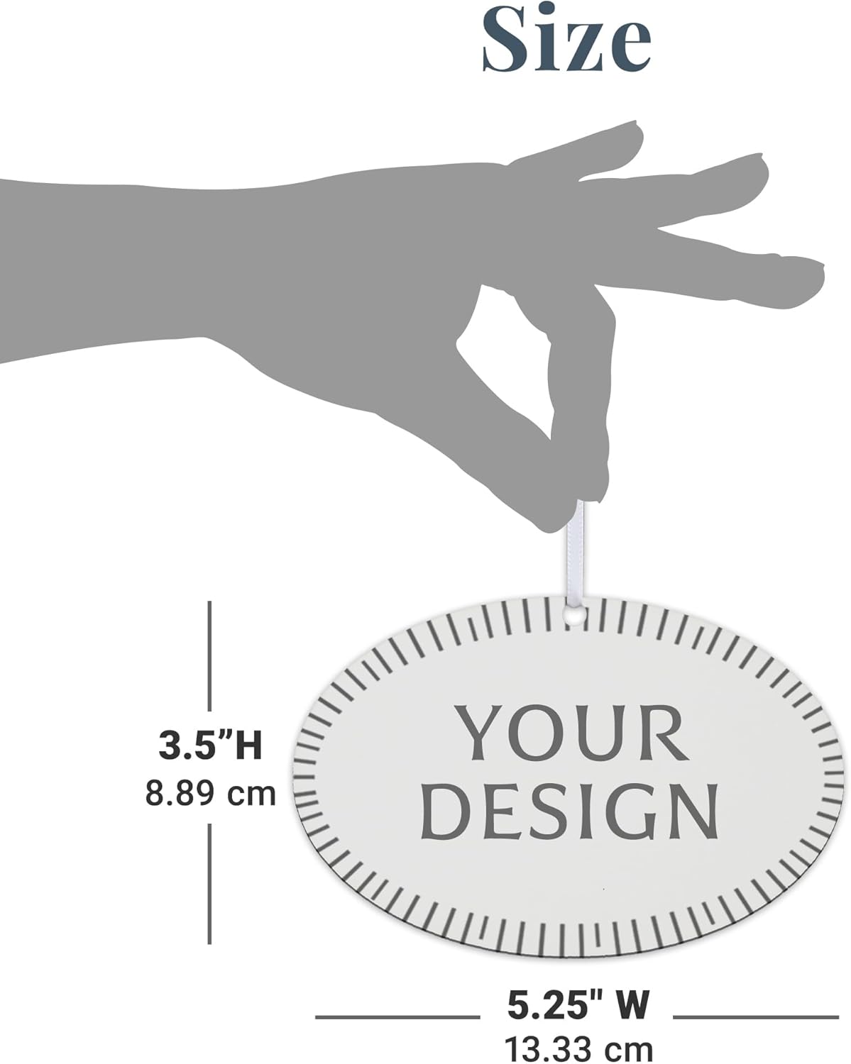 Let’s Make Memories Personalized Christmas Ornament - for Friends - 2024 Christmas Ornament - Wood - Oval - 2–6 Names - Heartstrings