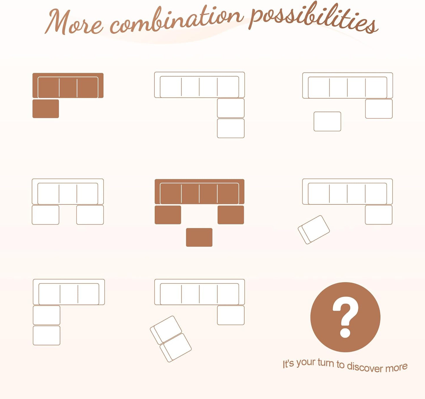 Hobestluk Modular Sectional Sofa Memory Foam Couch Oversized Sectional Sofa 3-Seater with Chaise Cloud Couch with Removable Cover L Shape Sofa for Living Room (Plush White, 3-Seater with Chaise)