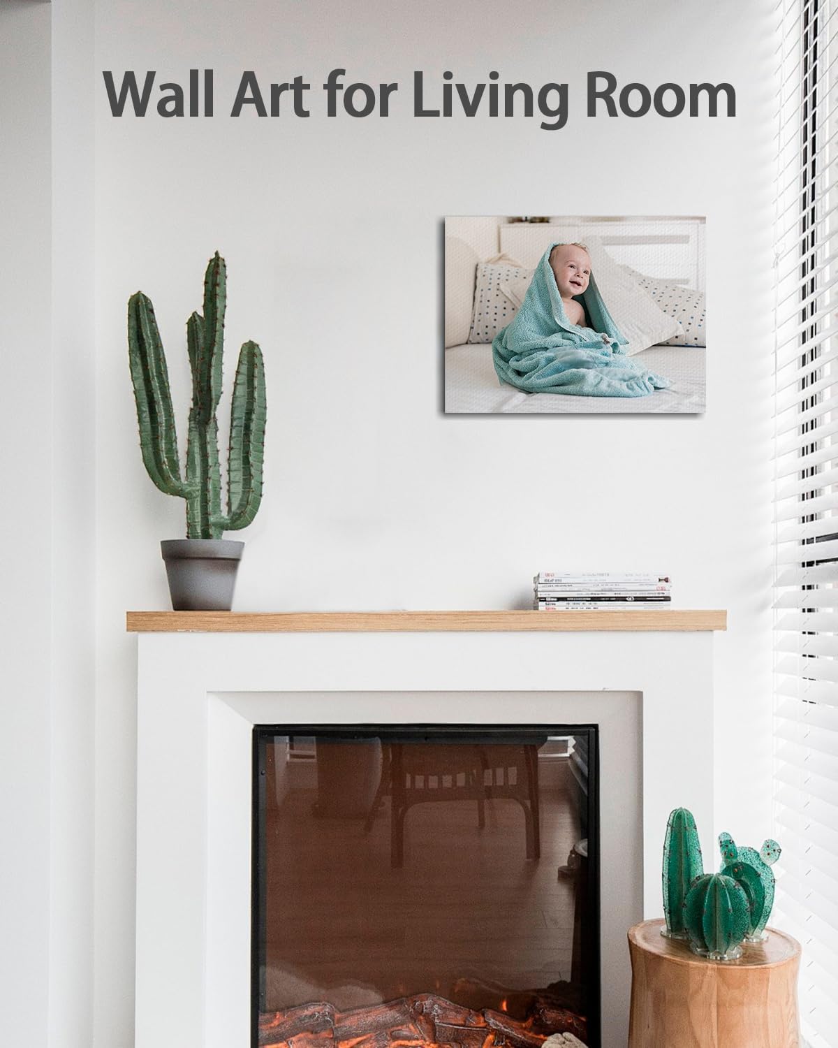 AbcCustomize Canvas Prints with Your Photos, Personalized Photo To Canvas Print for Bedroom, Living Room, Farmhouse Office Decor,Custom Canvas Wall Art for Gifts & Keepsakes, Ready to Hang