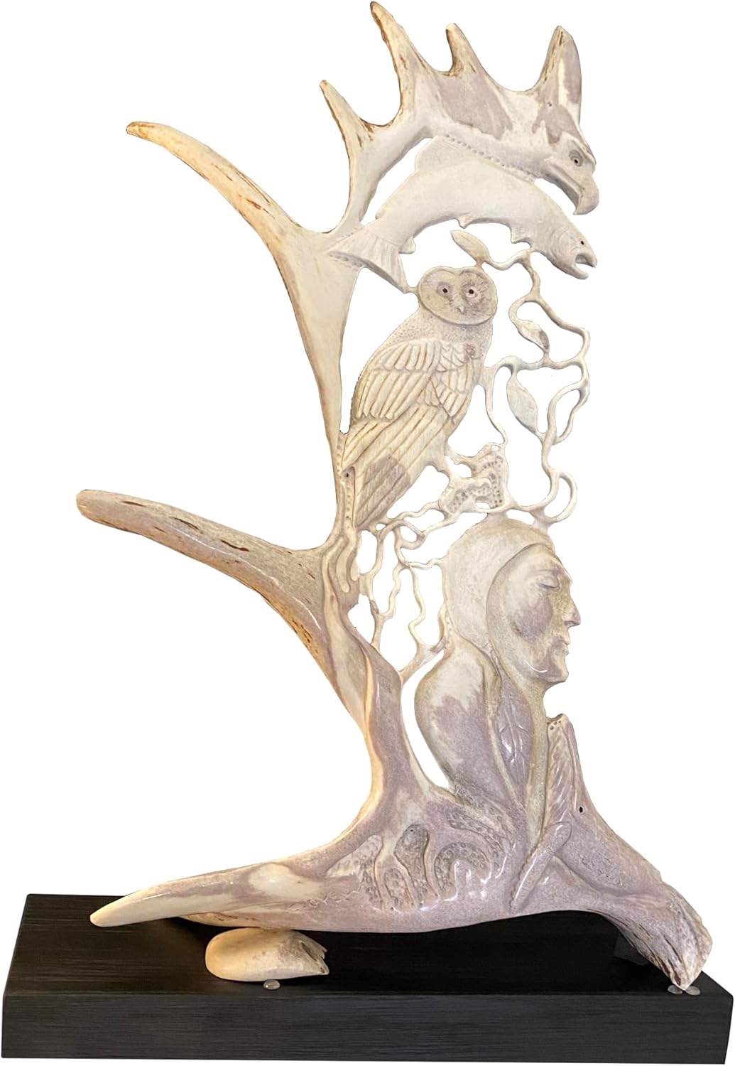 Joel's Antiques 18 Inch Wooden Floating Shelves for Wall - 18x8x2 in - Made of Natural Wood - Short Heavy Duty Rustic Wall Shelves for Bedroom - Perfect for Living Room, Kitchen - Black