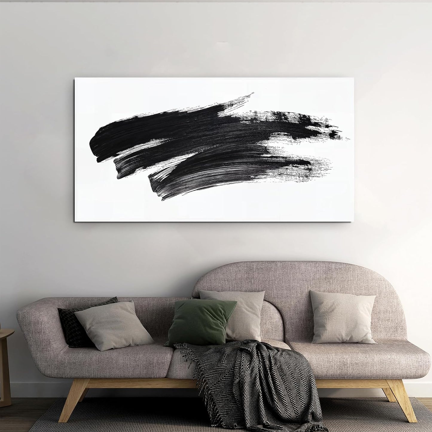 Abstract Wall Art Decor Black and White Wall Art Decorations Wall Pictures for Living Room Abstract Canvas Art Wall Decor Minimalist Wall Art Prints Artwork for Walls Bedroom Home Wall Art Decor 20" X 40"