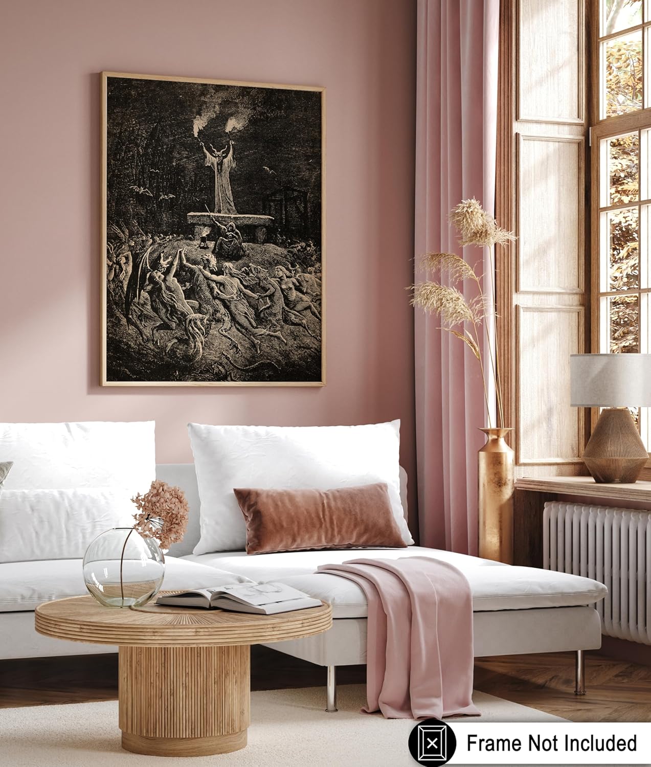 Poster Master Vintage Gustave Dore Poster - Retro Dance of Sabbath Print - Witchcraft Art - Halloween Art - Gift for Him & Her - Gothic Decor for Dorm, Living Room or Bedroom - 11x14 UNFRAMED Wall Art