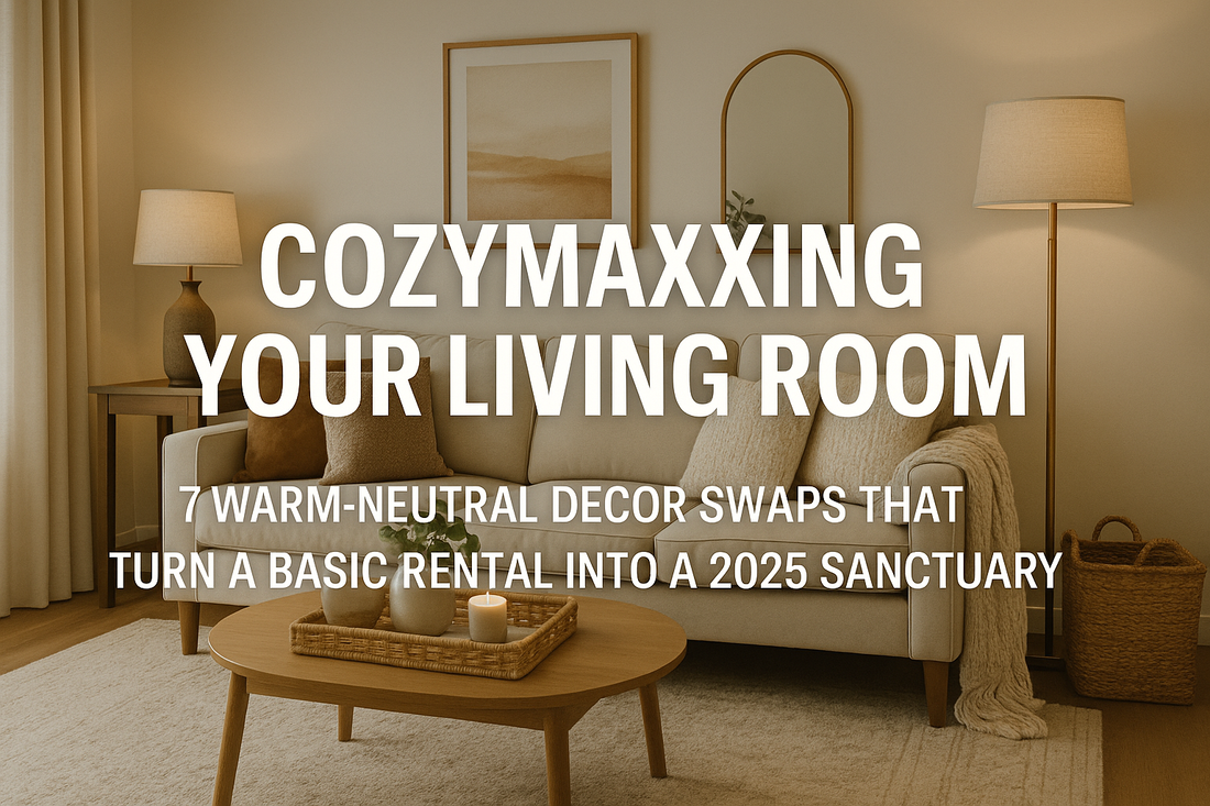 “Cozymaxxing Your Living Room: 7 Warm-Neutral Decor Swaps That Turn a Basic Rental into a 2025 Sanctuary”