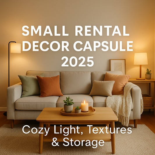 2025 Small Rental Decor Capsule: Cozy Textures, Lighting & Storage Swaps for U.S. Apartment Living Rooms