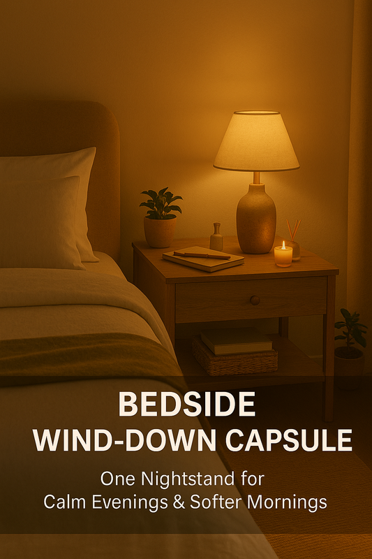 The 2025 Bedside Wind-Down Capsule: One Nightstand for Calm Evenings & Softer Mornings