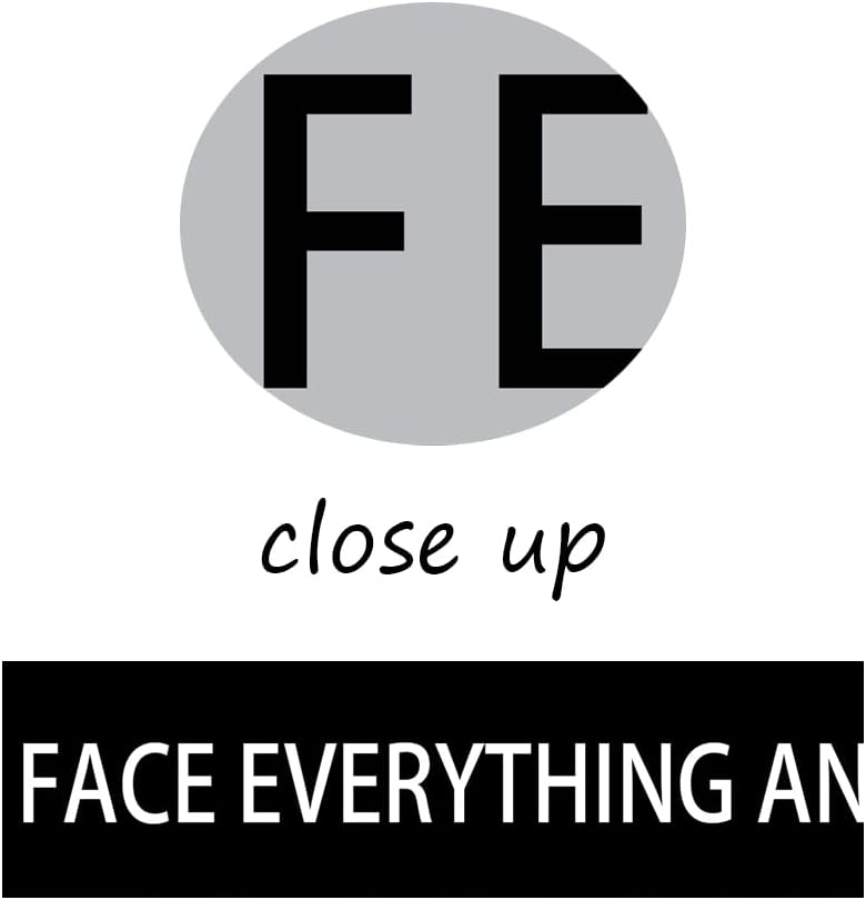 Fear Has Two Meanings Printed Pictures Inspirational Canvas Wall Art Motivational Entrepreneur Quotes Pictures Posters Home Decor Painting Frame for Living Room Office Ready to Hang [24''W x 36''H]