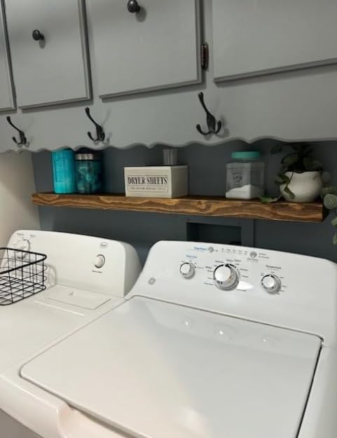 joelsantiques - 48 Inch Wooden Floating Shelves for Wall - 48x6x2 in - Made of Natural Wood - Long Heavy Duty Rustic Wall Shelves for Bedroom - Perfect for Living Room, Kitchen - Medium Brown