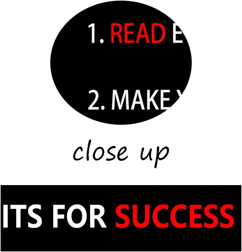 WYJZDZQ8 7 Habits For Success Inspirational Wall Art Motivational Canvas Painting Prints Pictures Poster Inspiring Office Decor Artwork Living Room Gym Decoration Framed Ready to Hang [30''W X 40''H]