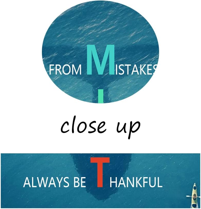 Motivational Canvas Wall Art for Office Whale Inspirational Entrepreneur Quotes Mindset Poster Print Artwork Painting Picture for Framed Home Decoration Living Room Ready to Hang [18''W X 24''H]