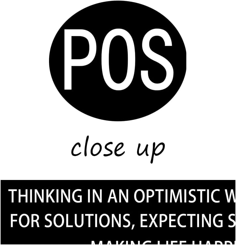 Positivity Noun Inspirational Quotes Wall Art Motivational Canvas Painting Poster Prints Wall Pictures for Living Room Home Decor Office Framed Ready to Hang [24''W x 36''H]