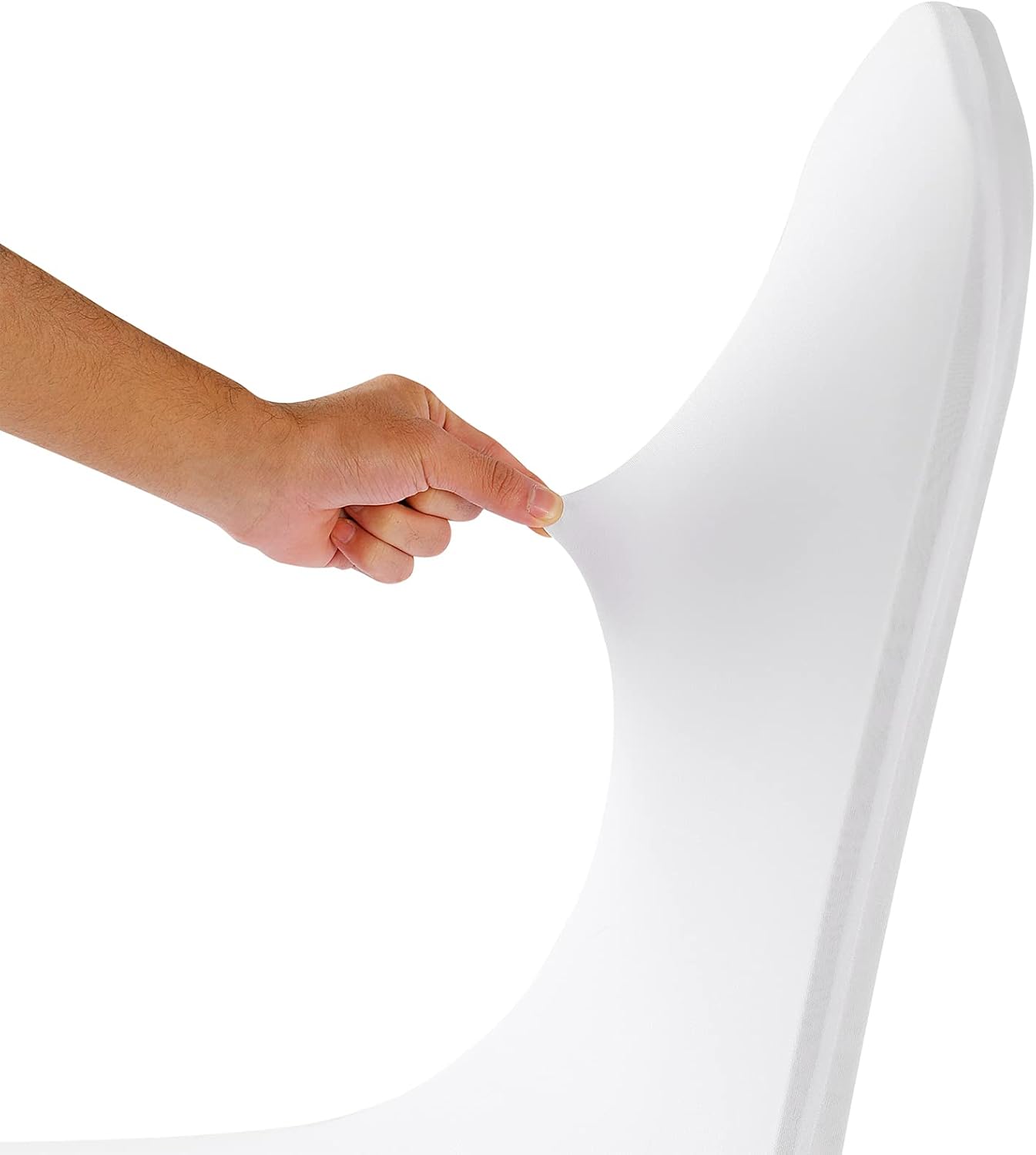 Spandex Chair Cover,25PCS,Chair Covers,Living Room Chair Covers,Removable Chair Cover Washable Protector Stretch Chair Cover for Party, Banquet,Wedding Event,Hotel(White)