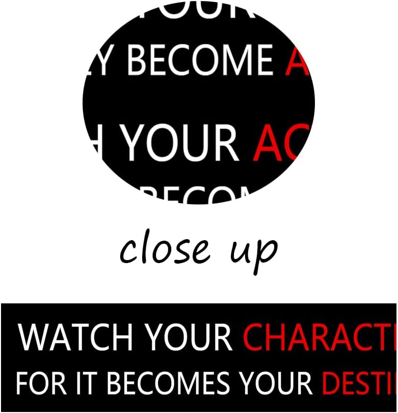 Motivational Wall Art for Office Classroom Watch Your Thoughts Inspirational Canvas Painting Inspiring Quotes Posters Prints Artwork Living Room Home Decor Framed Ready to Hang [30''W x 40''H]