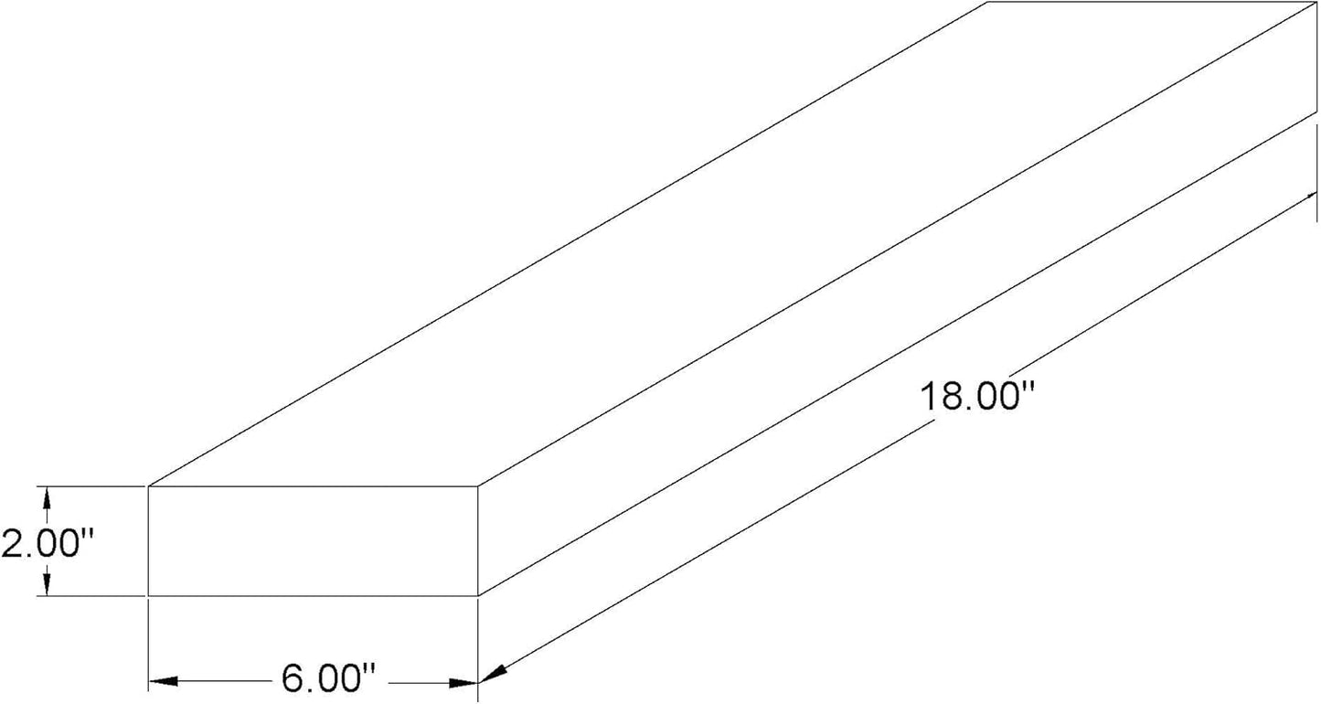 joelsantiques 18 Inch Wooden Floating Shelves for Wall - 18x6x2 in - Made of Natural Wood - Short Heavy Duty Rustic Wall Shelves for Bedroom - Perfect for Bathroom, Kitchen - Mocha