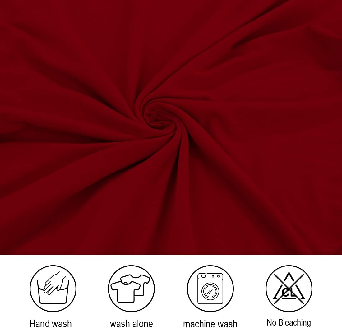 JQinHome 2 Pcs Dining Chair Slipcover,High Stretch Removable Washable Chair Seat Protector Cover for Home Party Hotel Wedding Ceremony