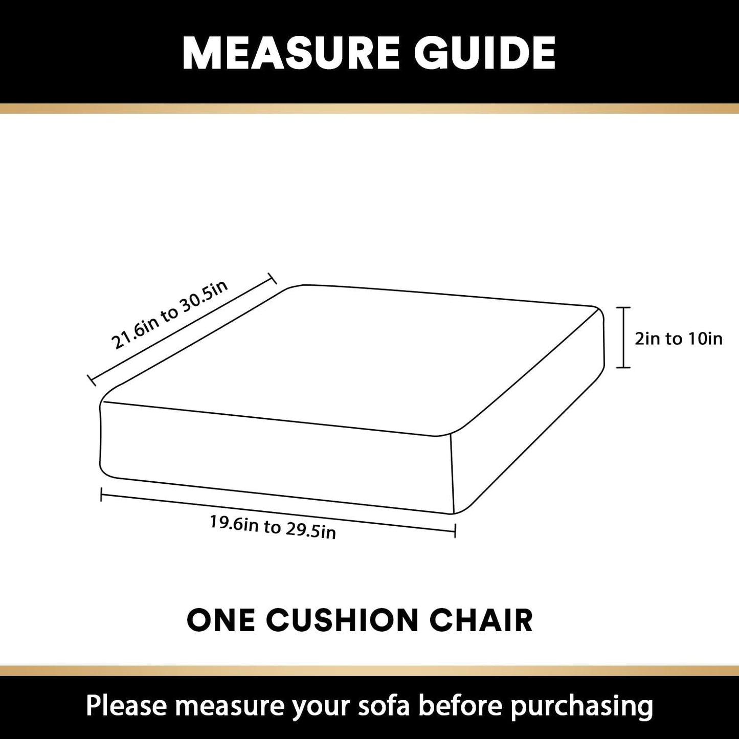 PrinceDeco Stretch Velvet Couch Cushion Cover,Soft Cushion Slipcover for Chair Cushion Fitted Sofa Cover Furniture Protector for Sectional Cushion Cover (Width Up to 29.5", Stone Blue)