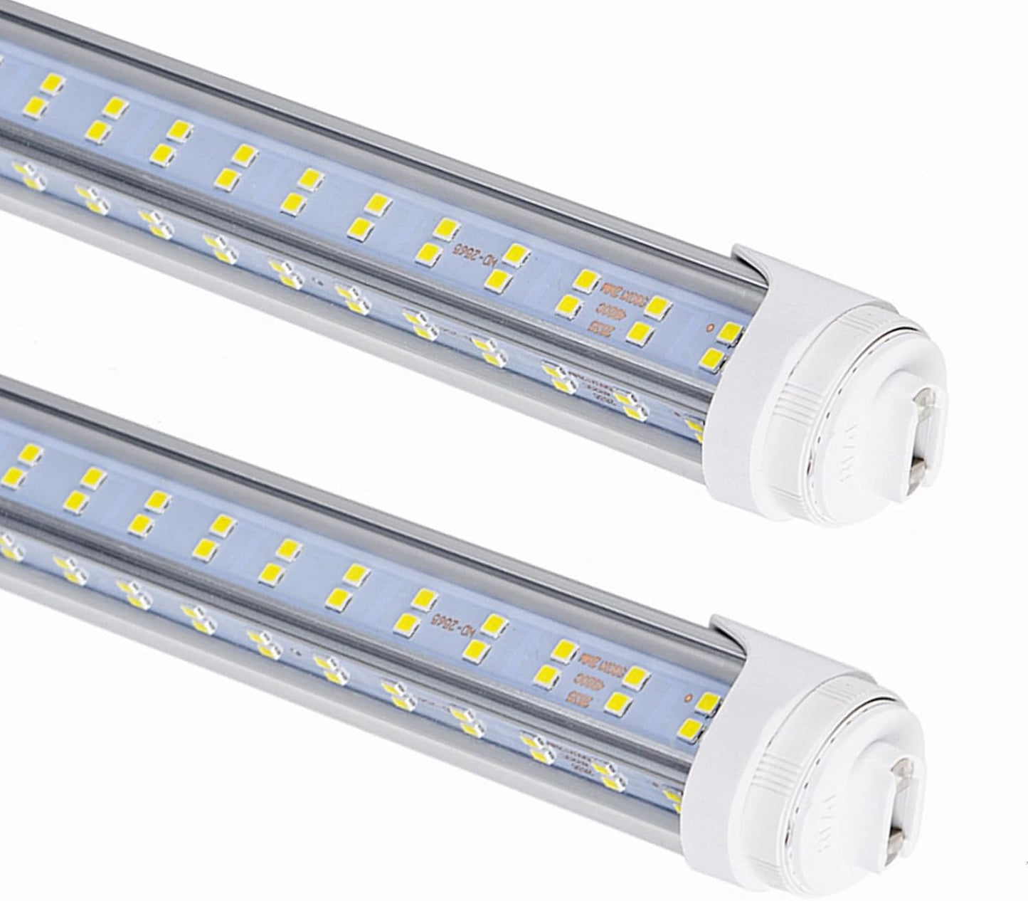 10 Pcs,8ft R17D LED Tube Light, F96 t12 HO 8 Foot Led Bulbs, 96'' 8ft led Shop Light to Replace T8 T12 Fluorescent Light Bulbs, 100-277V Input, 19000LM, Daylight 5000K, Clear Lens (10pcs 5000k)