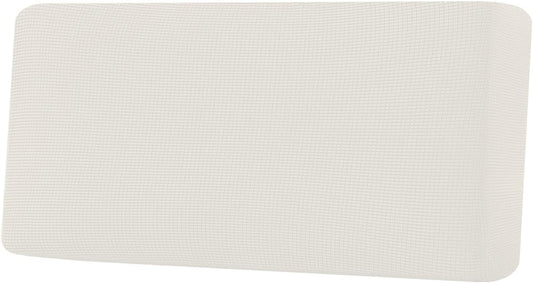 H.VERSAILTEX Super Stretch Individual Seat Cushion Covers Sofa Covers Couch Cushion Covers Slipcover Sets Thick Jacquard Textured Twill Fabric (1 Piece Sofa Cushion Cover, Porcelain)