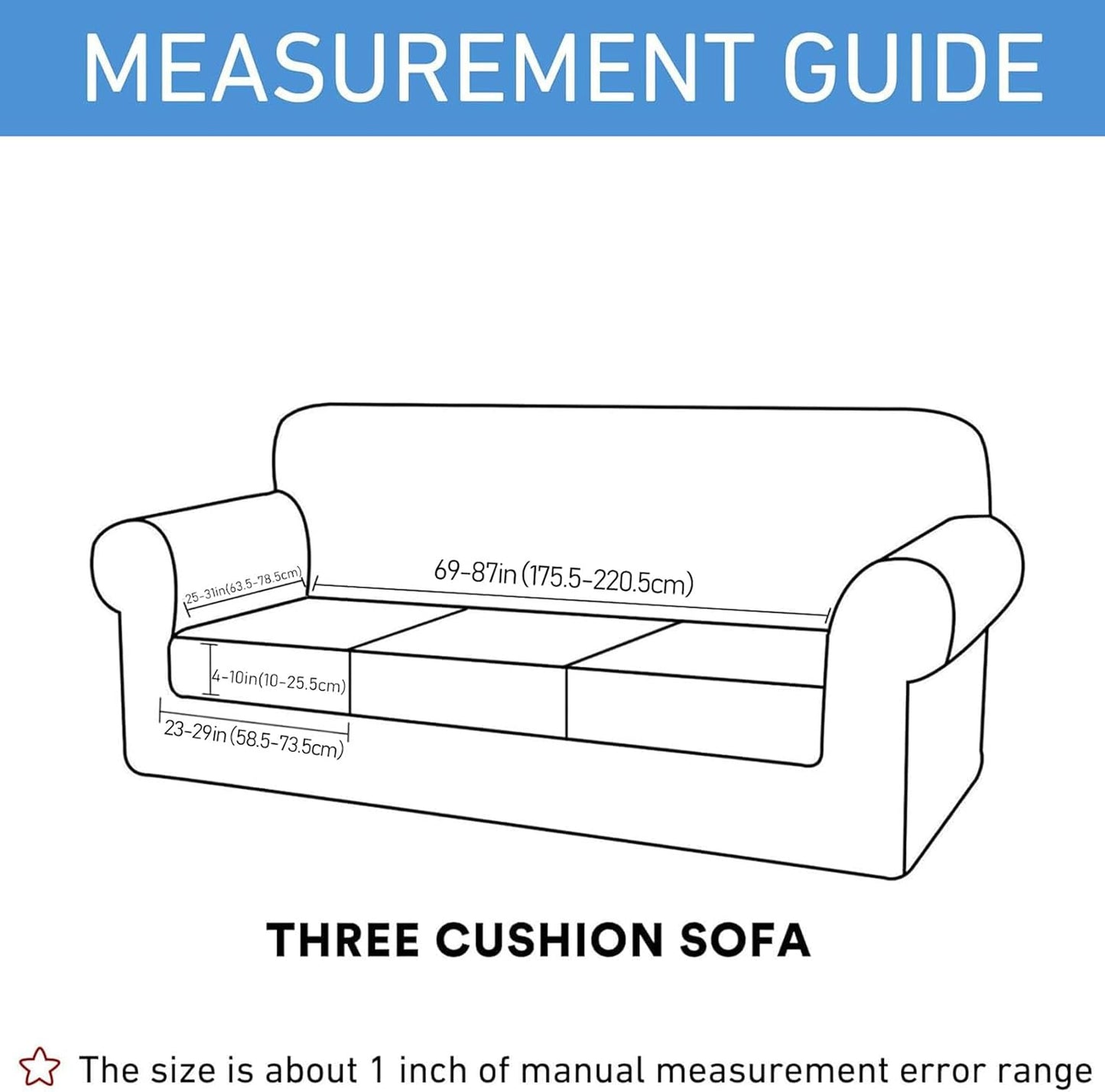 hyha Waterproof Couch Cushion Covers, Stretch Sofa Couch Seat Slipcover for Dog Washable, Non-Slip Waterproof Outdoor Cushion Covers for Patio Furniture Replacement (3 Pieces, Wine Red)