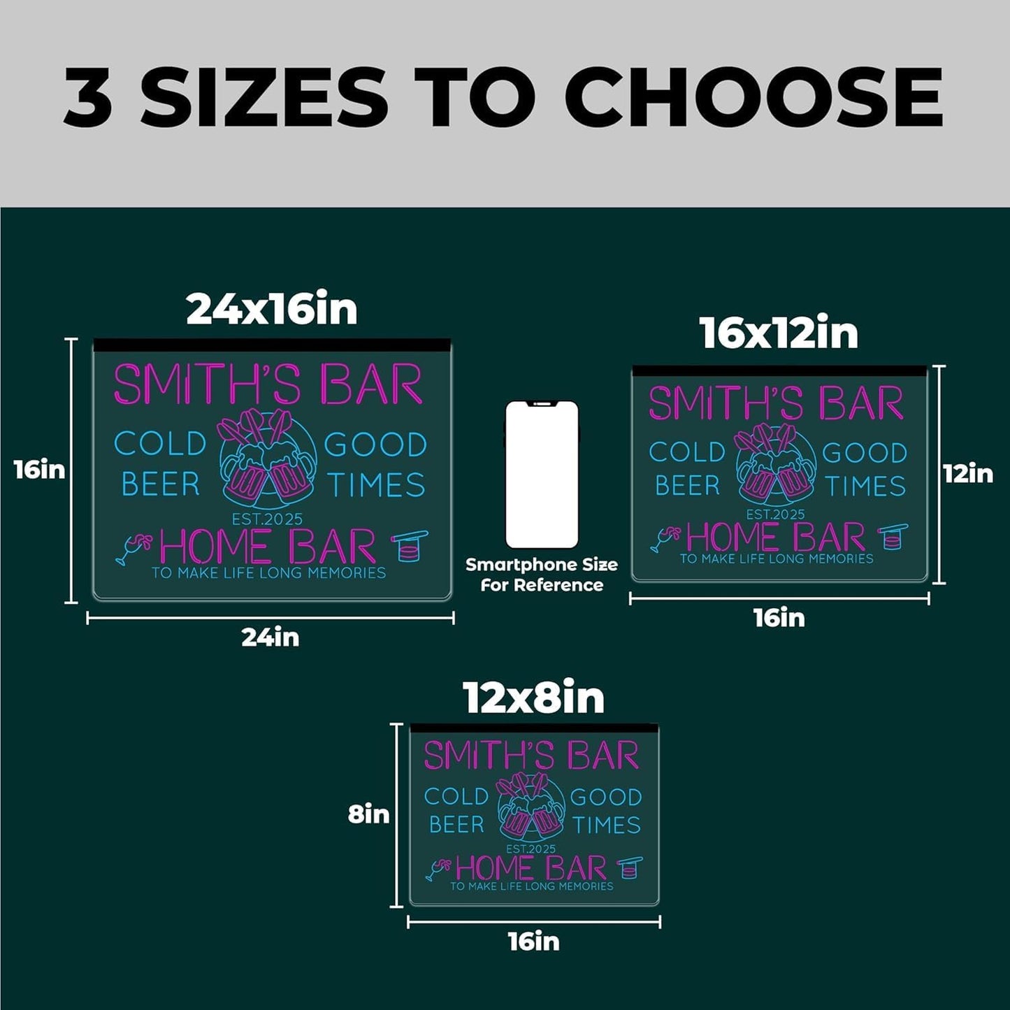 Personalized Backyard Oasis Neon Sign, Custom Tropical LED Wall Light for Patio, Pool Area, Outdoor Bar, Summer Party, Backyard Decor Gift