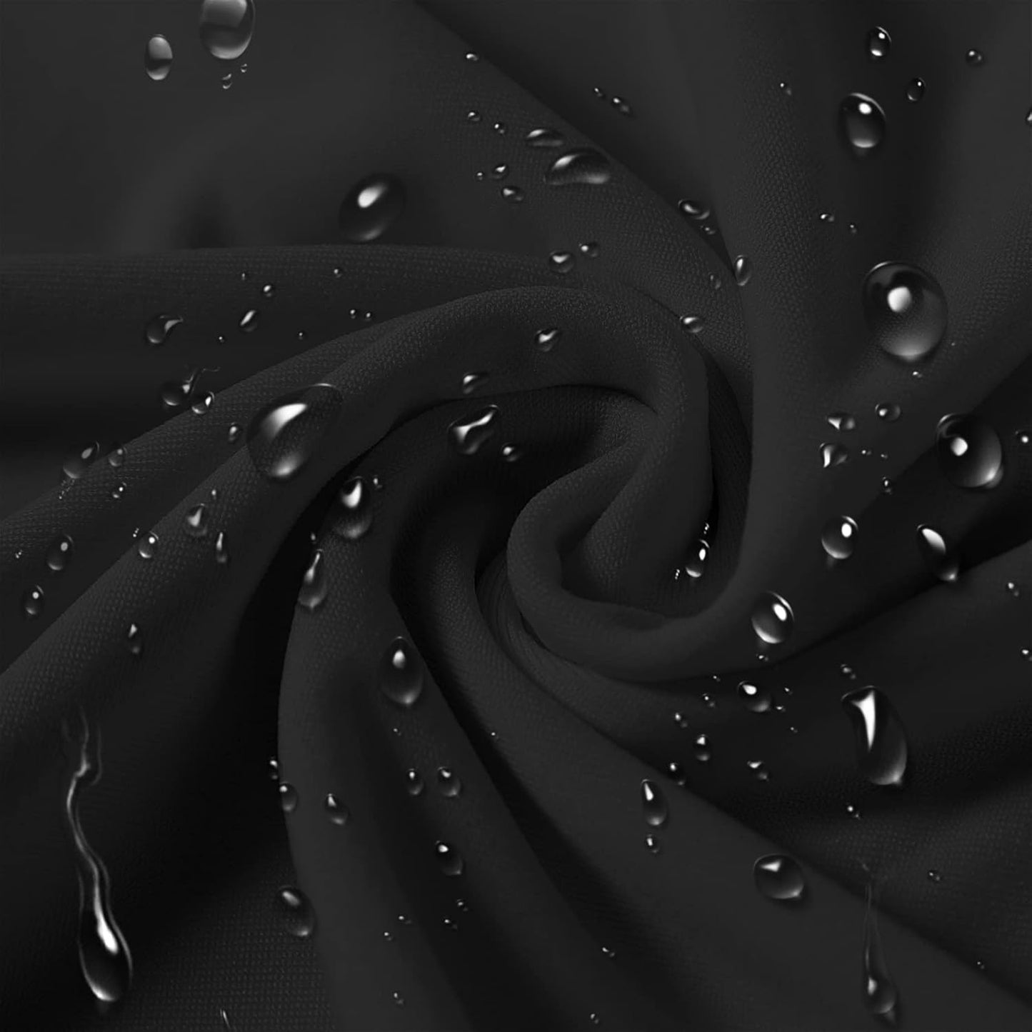 SUPERO Waterproof Spandex Chair Cover 25PCS, Stretch Dining Chair Covers, Polyester Outdoor Chair Covers, Protector Stretch Chair Cover for Party Universal, Banquet, Wedding Event, Hotel(Black)