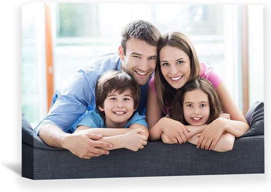 Custom Framed Canvas Prints With Your Photos-Personalized Picture To Canvas Wall Art ，Home Decoration Gifts Holiday Gifts