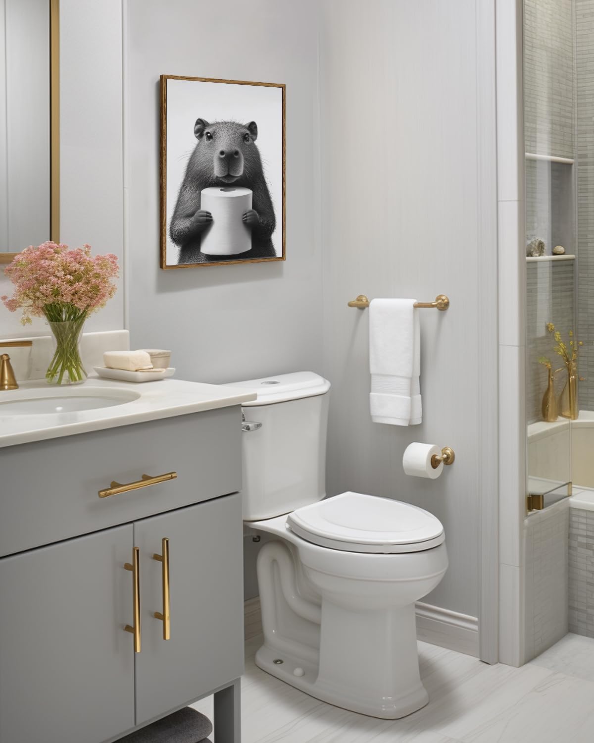 VIYYIEA Framed Wall Art JK-J1-L SM2187 16L x 12W