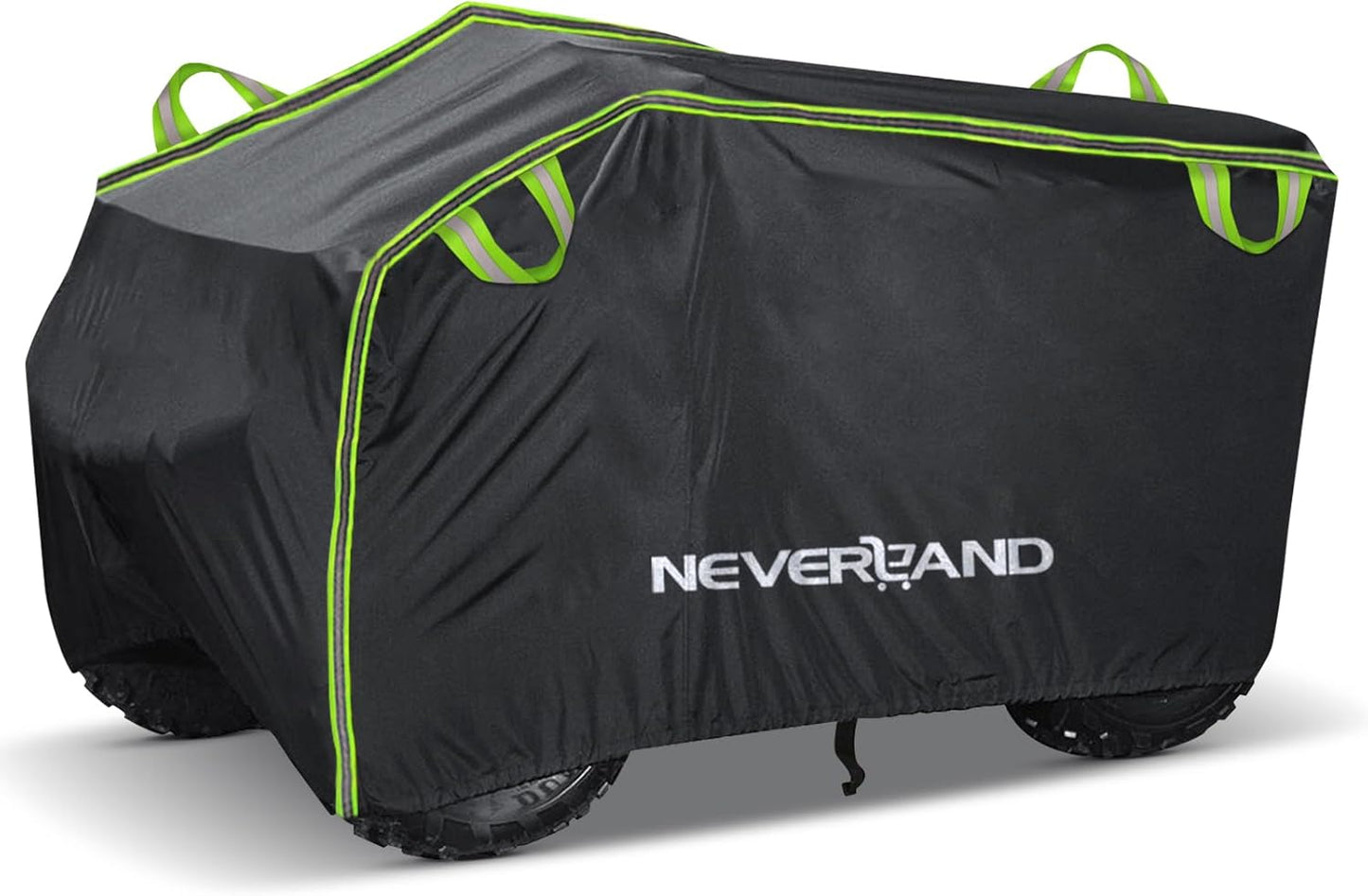 Neverland ATV Cover, Waterproof Heavy Duty 4 Wheeler Cover with Buckle, Dustproof Anti UV Windproof All Weather Outdoor Storage Quad Cover for Polaris Sportsman Yamaha Honda Coleman