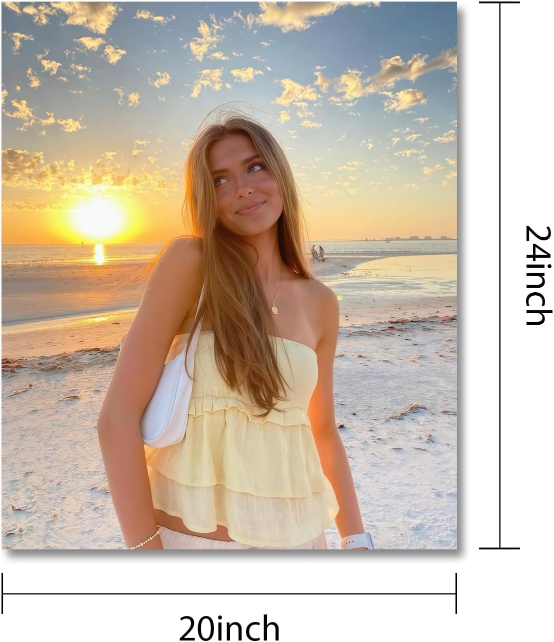 Canvas Prints With Your Photos, Custom Poster On Canvas (Unframed 20x24) Transform Your Photos Into Stunning Framed Wall Art Digitally Printed Photo To Canvas Ideal For Home Decor Gifts Keepsakes