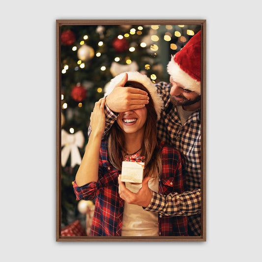 wall26 Framed Custom Canvas Wall Art for Living Room, Bedroom Canvas Prints for Home Decoration Ready to Hang - 24"x36", Natural Frame