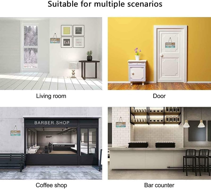 Happiness is Homemade Sign, Farmhouse Kitchen Sign,Rustic Wooden Kitchen Wall Decor for Dining Room (Happiness) 4x16 Inch