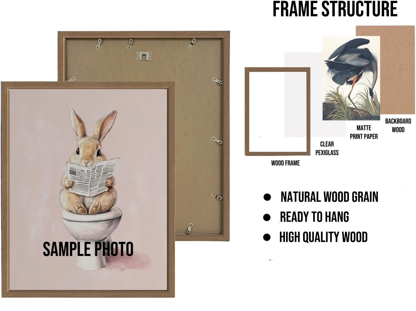 Widow Ghost Poster Art Print, Halloween Scary Vintage Wall Art Academia Spooky Painting Decoration for Horror Prints, Gothic Posters Bedroom Decor 89 (Widow Ghost, 16 x 20 inches, Wood Frame)