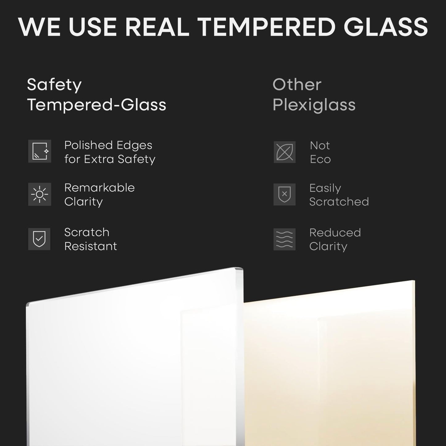 Homeforia 24x32 Poster Frame Black, High End Metal 24 x 32 Large Picture Frames with Mat 20 x 28 for Photo, 24x32 Thin Frame Matted to 20x28 inch Print, 32x24 Frame, Tempered Glass, Wall Kit, Set of 1