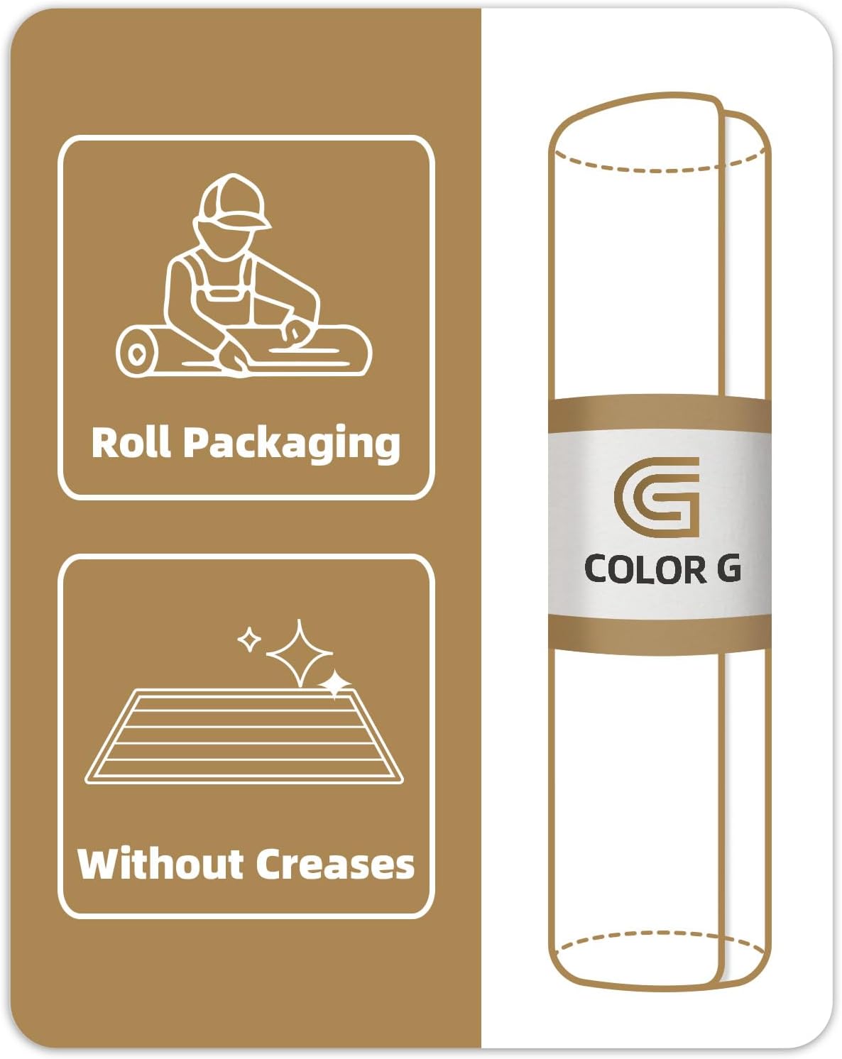 Color&Geometry Door Mat 2'4"x12' Runner Rug with Rubber Backing, Non Slip Washable Hallway Kitchen, Carpet Runners for Hallway Living Room Bedroom, Beige (Rolled-up NO Creases)