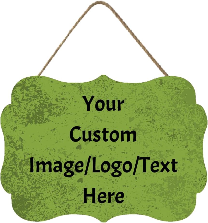 Personalized Custom Wooden Signs with Any Text Name for Home Door Man Cave Bar Family Farmhouse Decorative Home Kitchen Rustic Wall Decor