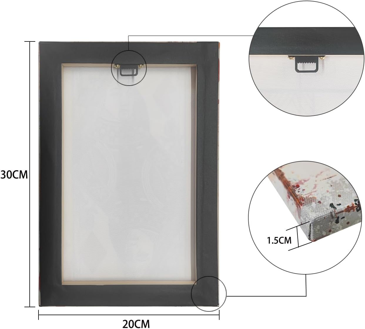 Poker Canvas Wall Art Print Ten of Spades Game Room Wall Art Print Wall Decor Prints Poster With Framed