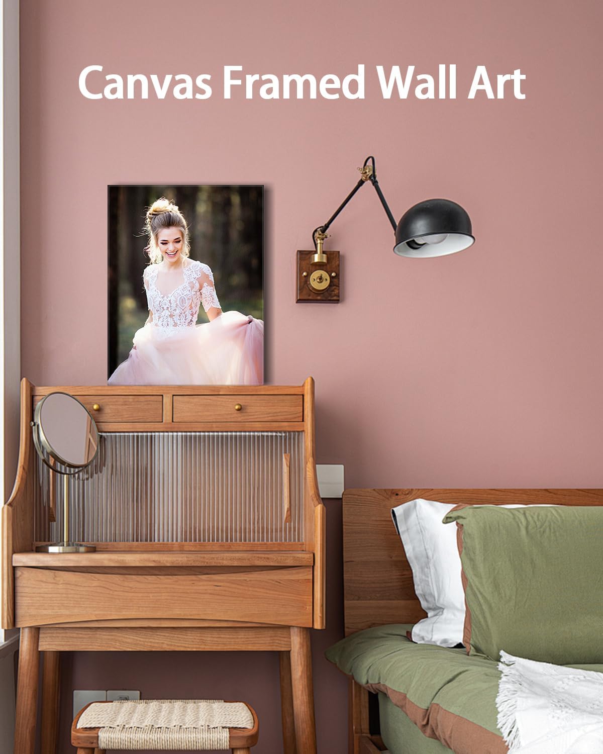 AbcCustomize Custom Canvas Wall Art with Your Photos, Custom Canvas Wall Art for Bedroom, Living Room, Farmhouse Decor, Personalized Gifts