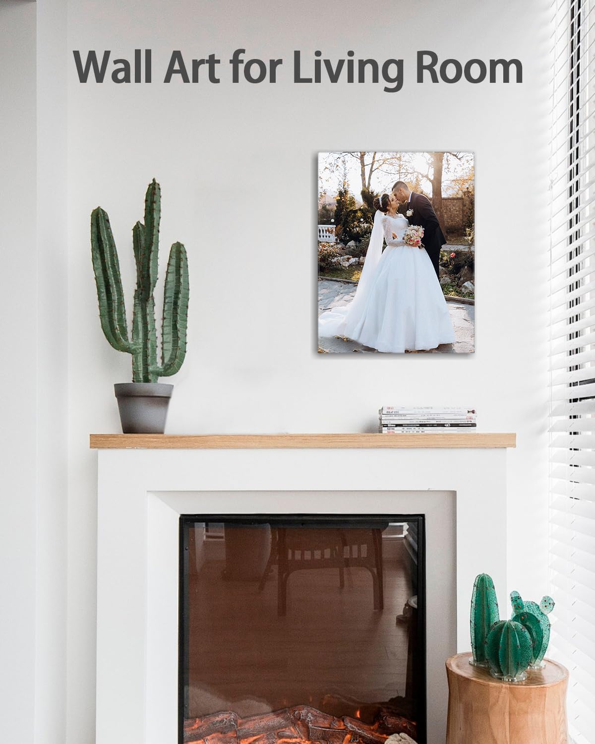 AbcCustomize Canvas Prints with Your Photos, Personalized Photo To Canvas Print for Bedroom, Living Room, Farmhouse Office Decor,Custom Canvas Wall Art for Gifts & Keepsakes, Ready to Hang