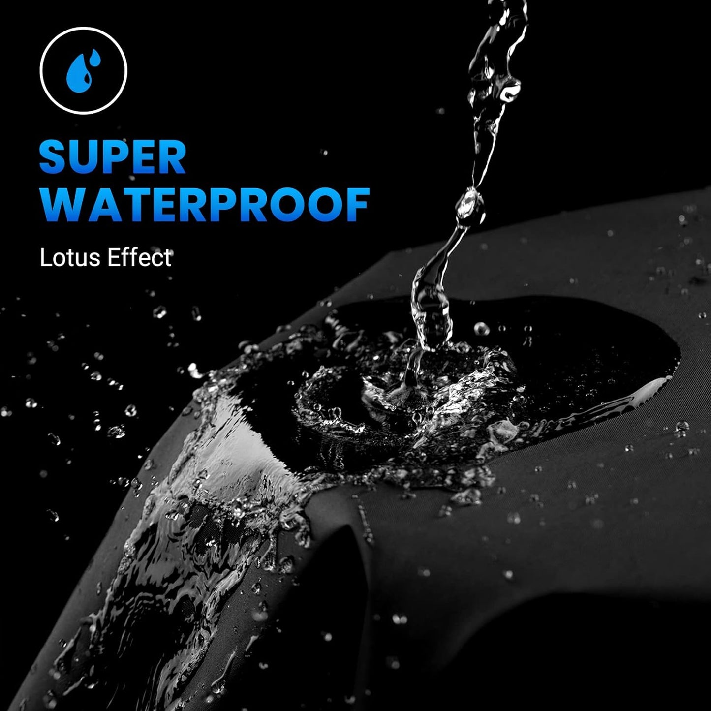 Favoto Motorcycle Cover 96.5 inches Length All Season Universal Weather Waterproof Rain Sun Outdoor Protection Night Reflector with Lock-Holes & Storage Bag Motorbike Vehicle Cover