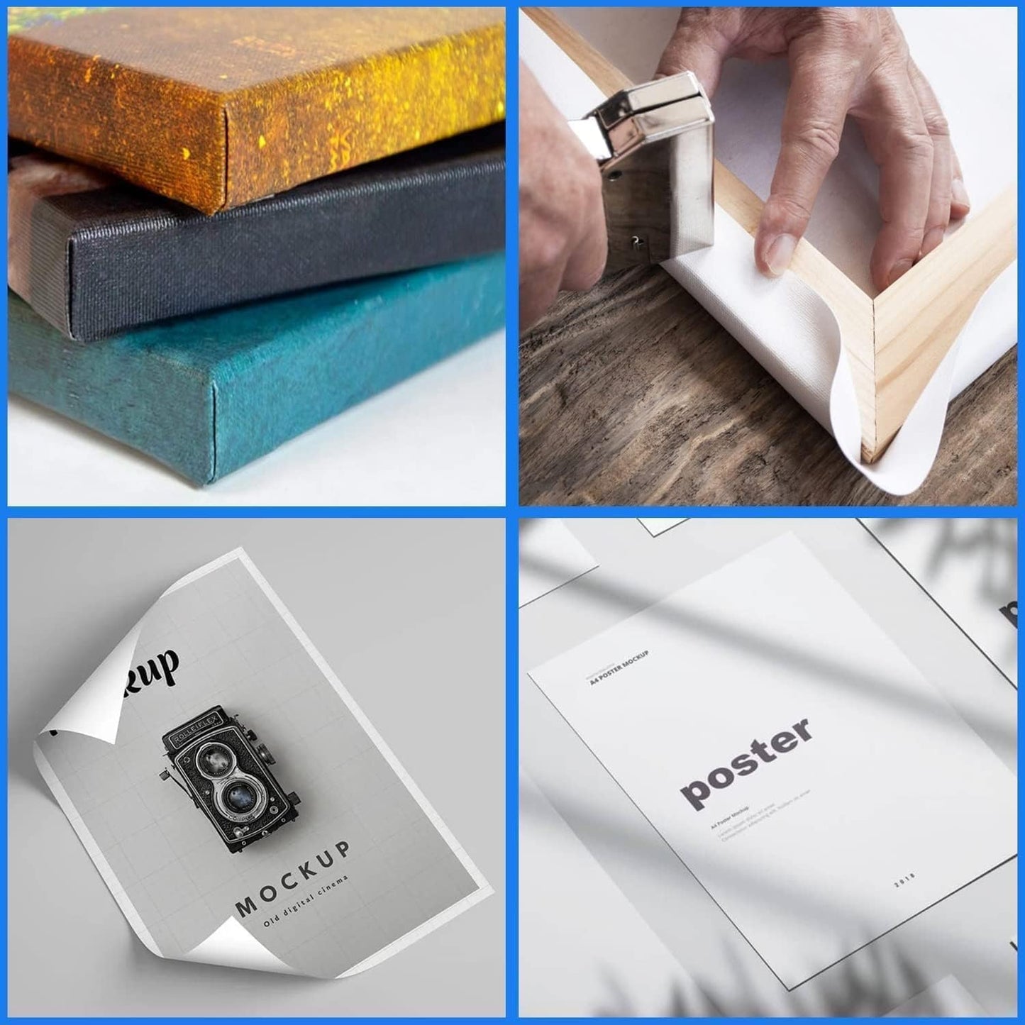 Flying Three Witches Halloween Canvas Wall Painting,Witches on Broom Under Full Moon Castle Victorian Decoration Haunted House Retro Poster for Living Room Bedroom Gallery,12"x18" Framed