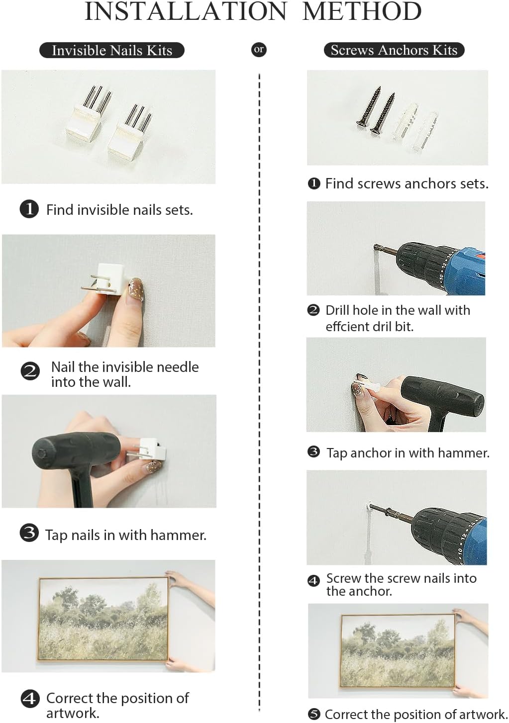 VIYYIEA Framed Canvas Wall Art Home Decor Vintage Large Landscape Country Wildflower Paintings Farmhouse Pictures Floral Artwork Rustic Flower Prints Cottagecore Living Room Bedroom Bathroom 20x30in