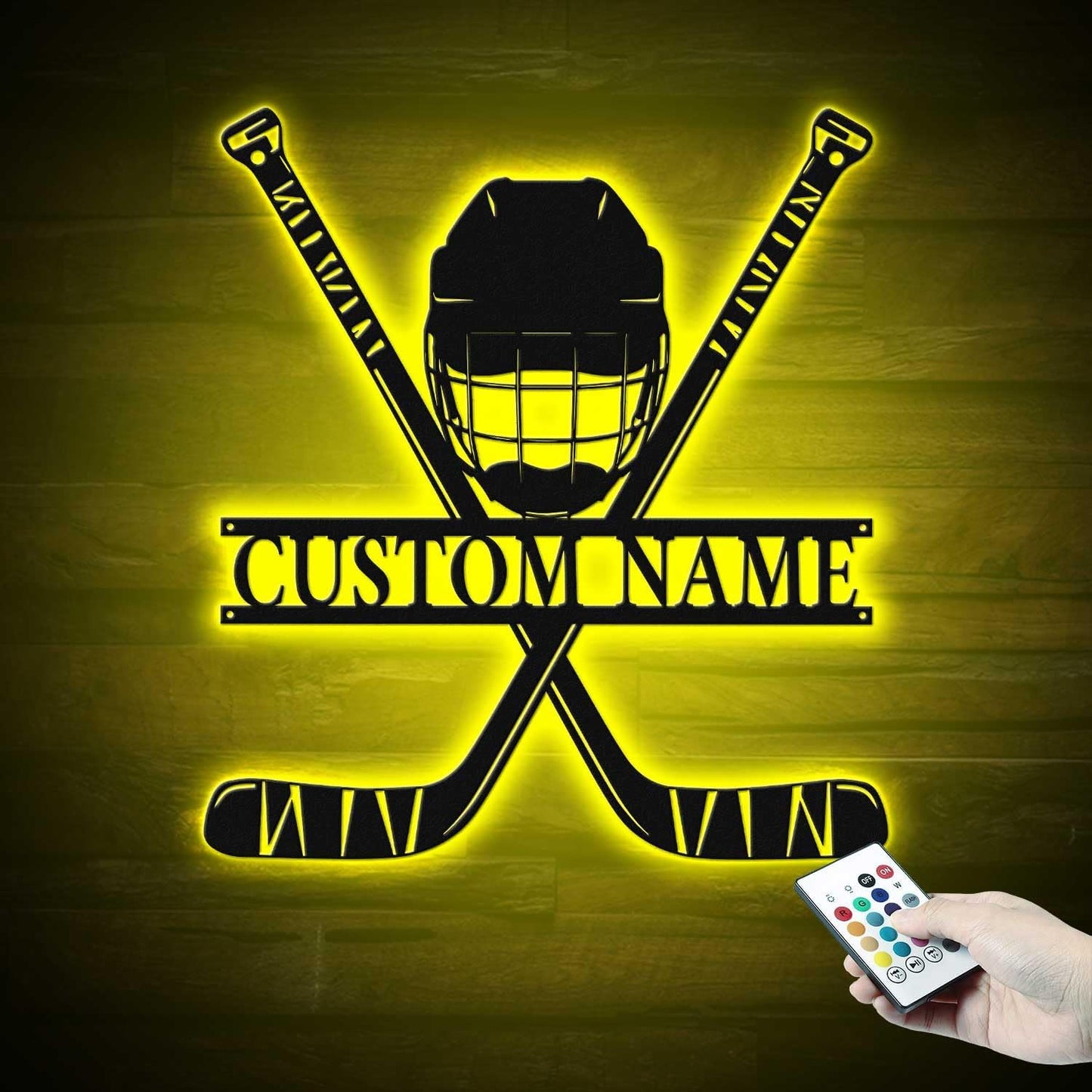 Personalized Field Hockey Wall Sign – Custom LED Name Light with Sticks & Ball, Neon Sign for Girls Room, Locker Room, Sports Fans, Team Gifts, Hockey Décor