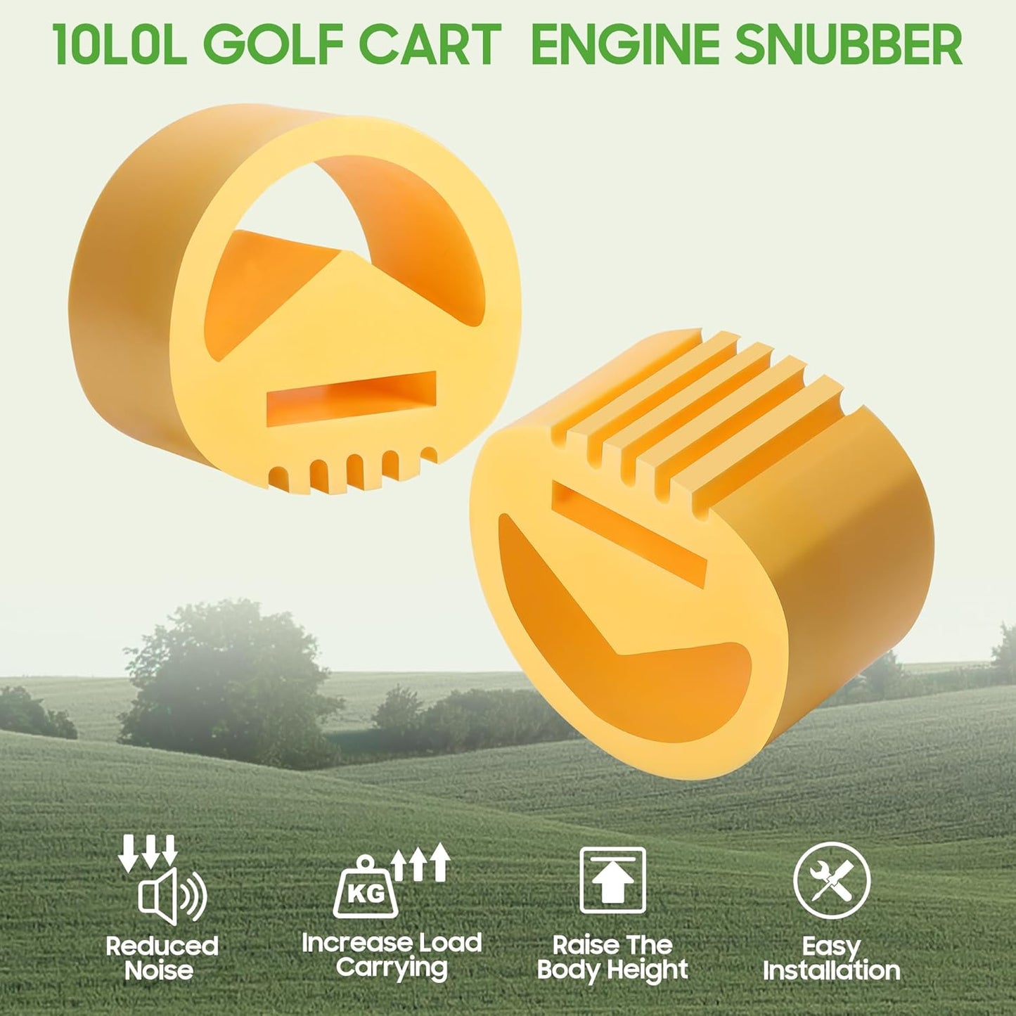 10L0L Motor Mount Vibration Dampener Engine Snubber for Club Car DS and Precedent,Replace OEM 1012164 1025403-01