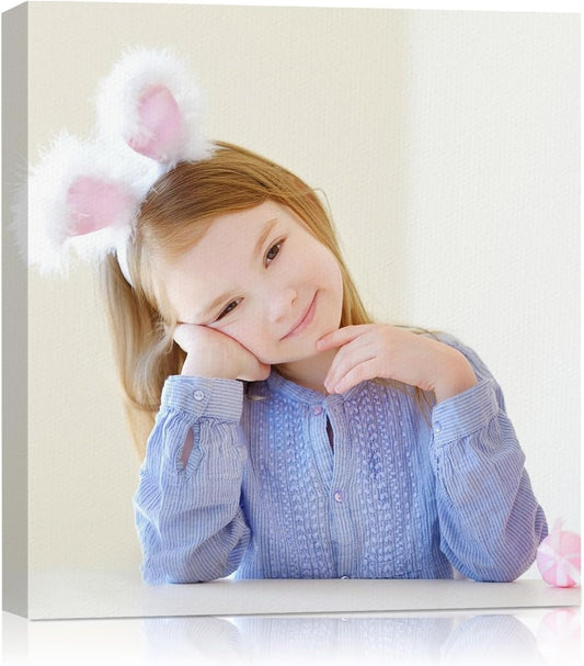 AbcCustomize Canvas Prints with Your Photos, Custom Canvas for Living Room and Bedroom Decor, Personalized gifts for Friends Lover and Family, Canvas Wall Art for Gifts & Keepsakes, Ready to Hang