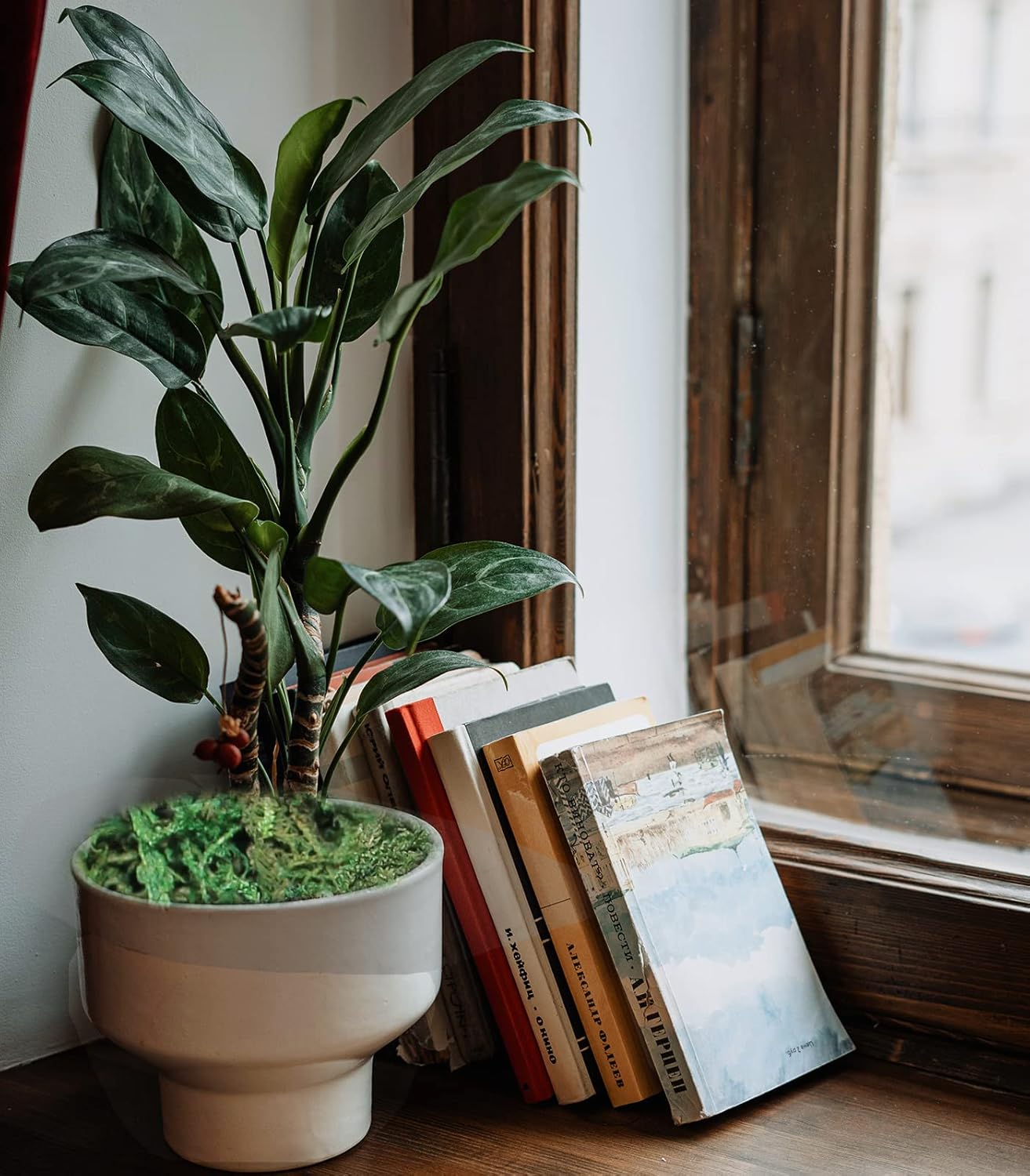 35 OZ Artificial Moss for Fake Plants and Planters - Decorative Faux Moss for Craft and Home Decor