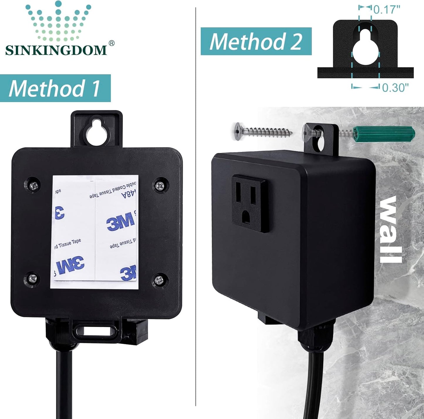 Garbage Disposal SinkTop Air Switch Kit with Long Button,Brass Made Cover,Oil Rubbed Bronze