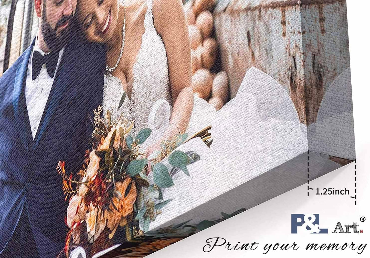 Personalized Custom Canvas Prints: Photo On Canvas (Framed Canvas, 11x14) Transform Your Photos into Stunning Framed Wall Art Digitally Printed Photo To Canvas Ideal for Home Decor, Gifts Keepsakes.