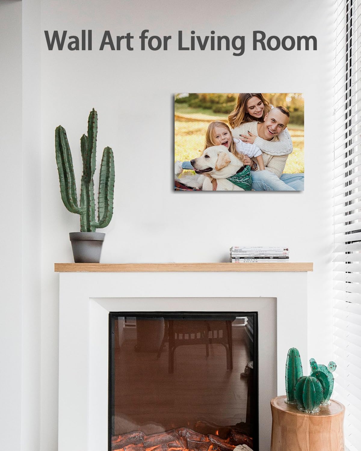 AbcCustomize Canvas Prints with Your Photos, Personalized Photo To Canvas Print for Bedroom, Living Room, Farmhouse Office Decor,Custom Canvas Wall Art for Gifts & Keepsakes, Ready to Hang