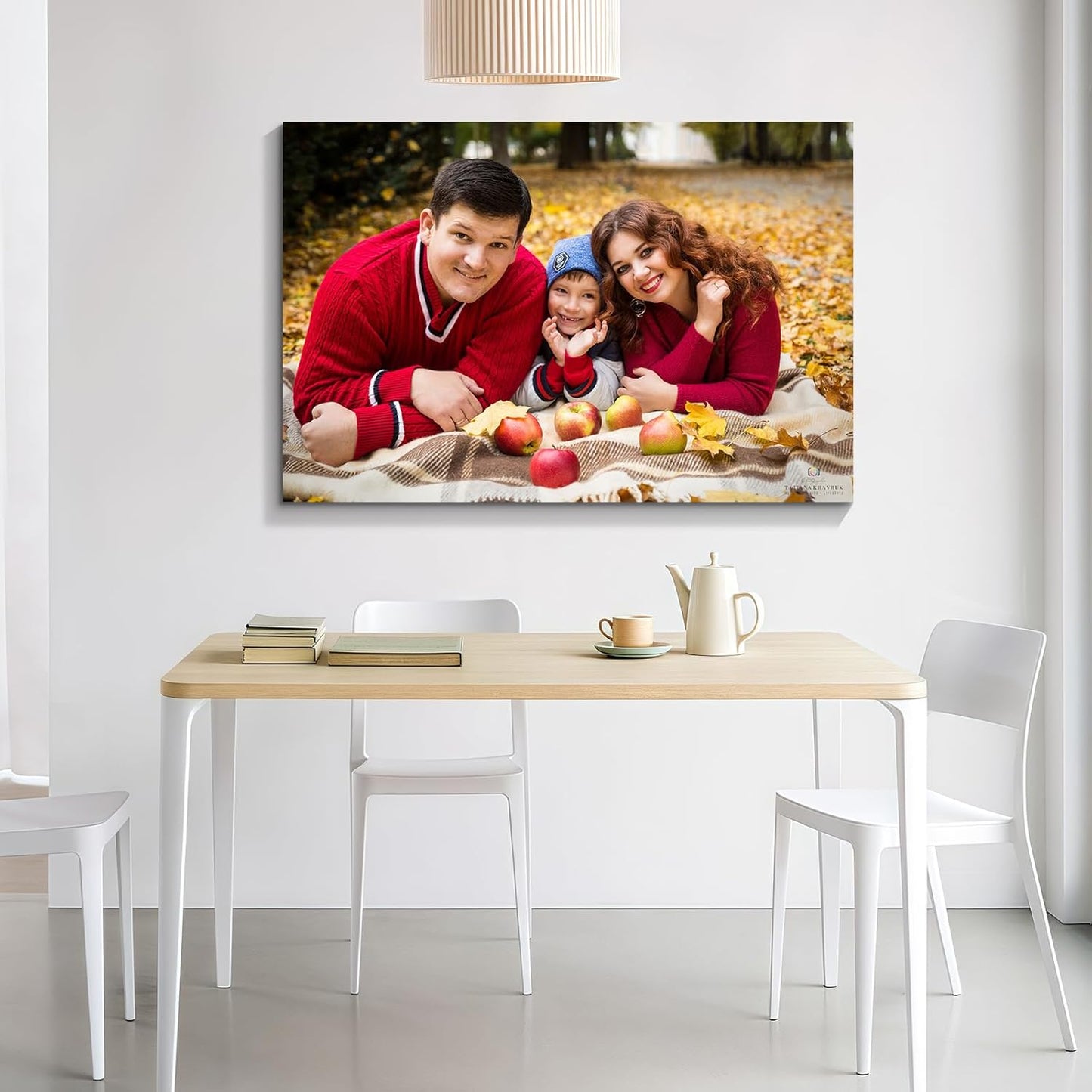 Wewejia Personalized Photo to Canvas Print 40×28 Inch - Canvas Prints With Your Photos on Custom Wall Art for Bedroom, Living Room, Wedding Baby Pet Family Picture Wall Art
