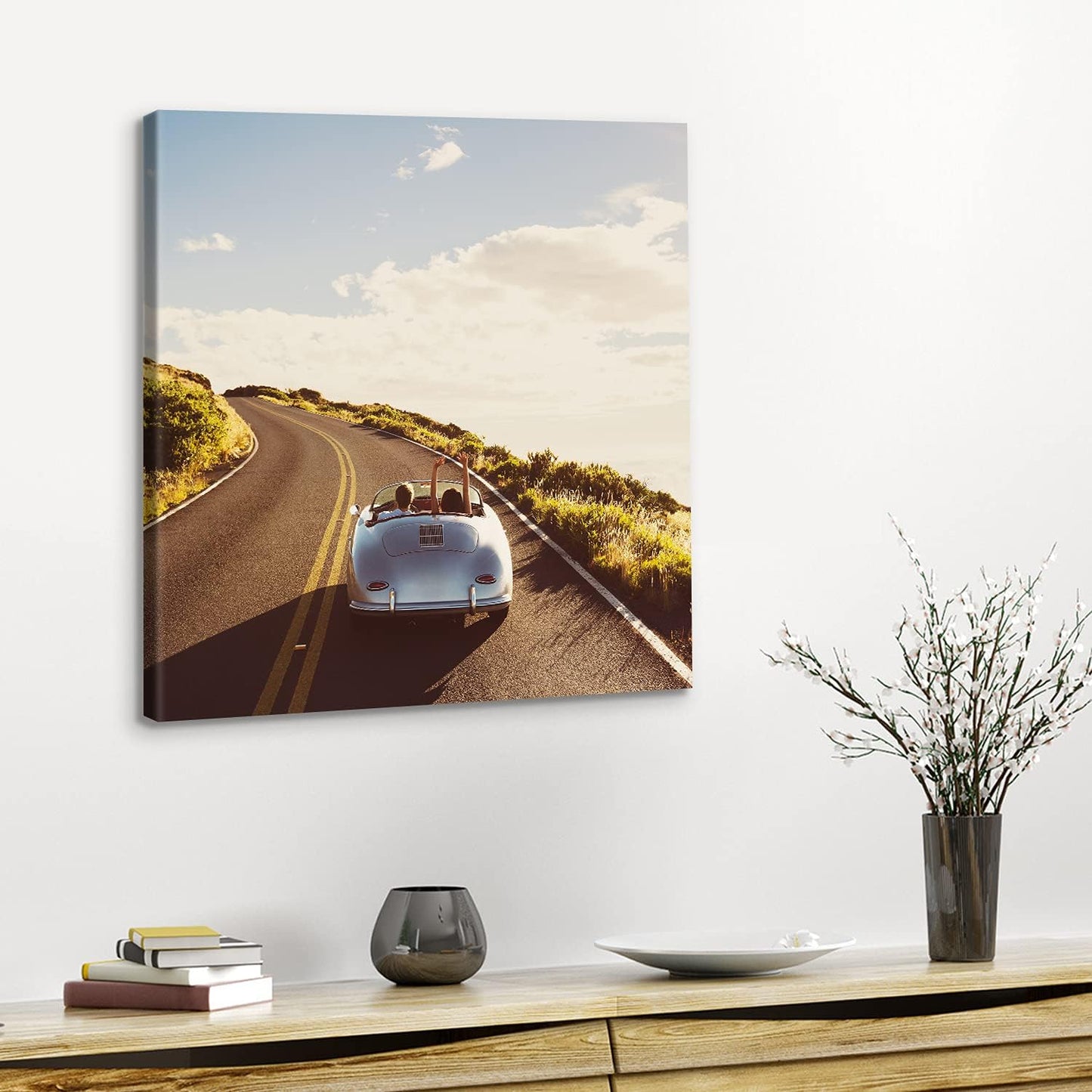 Photo.Gifts Personalized Canvas Prints 20x20 - Your Photos On Canvas - Made in USA Canvas Print Wall Art for Bedroom, Living Room, Wedding Baby Pet Family - Custom Gifts