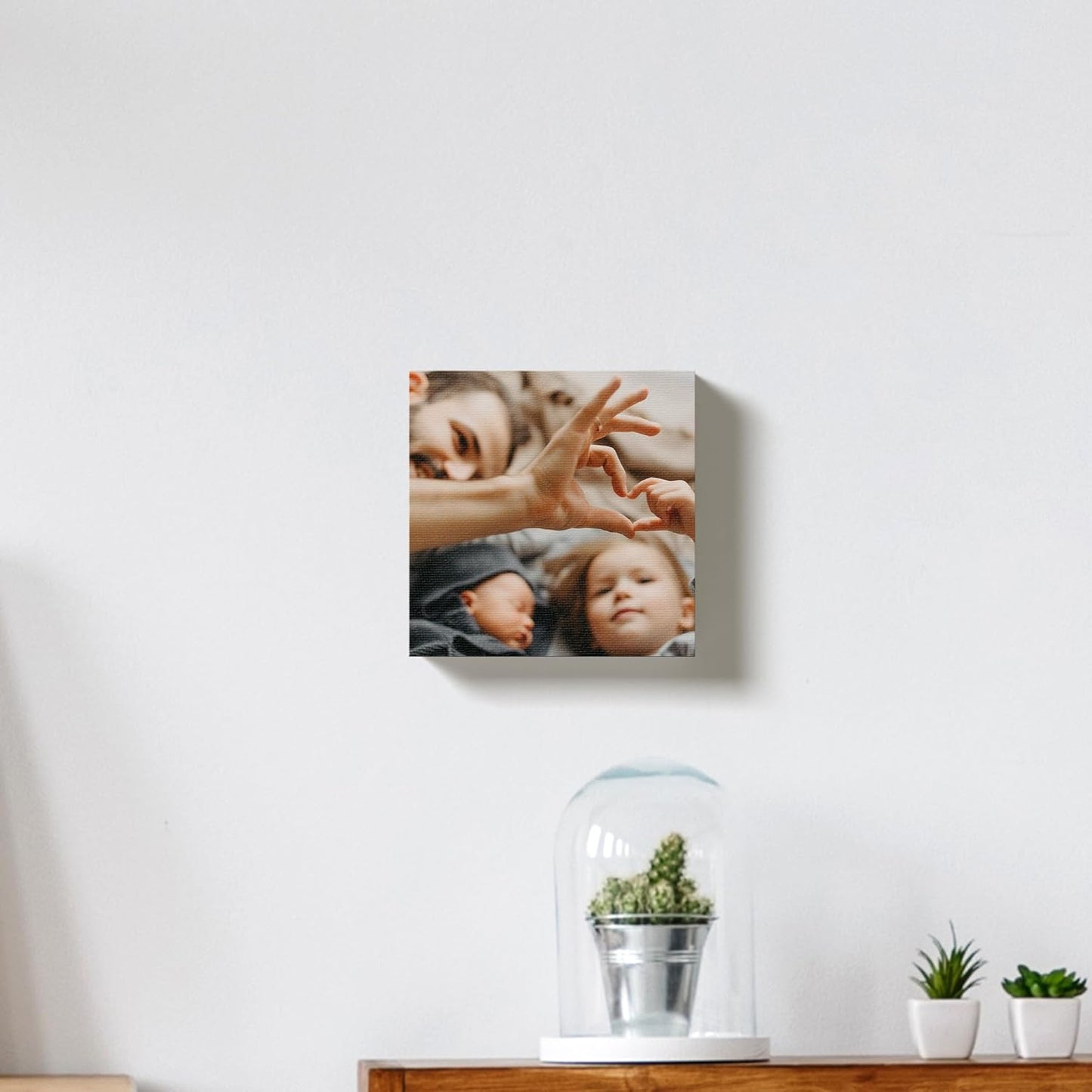 BuildASign Custom Canvas Prints with Your Photos – Personalized Picture To Canvas Wall Art, Perfect for Home Decor, Gifts & Keepsakes, Ready to Hang (8" L x 8" W x 1.5”D)